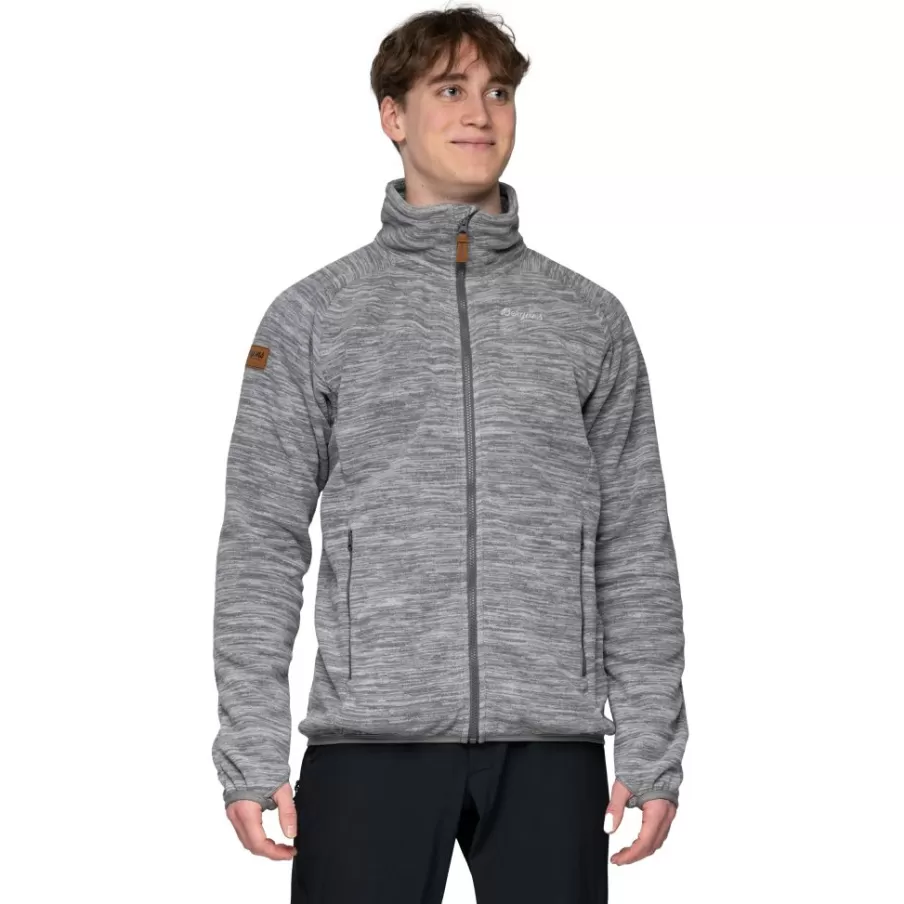 Hareid Fleece Jacket NoHood | Bergans Cheap