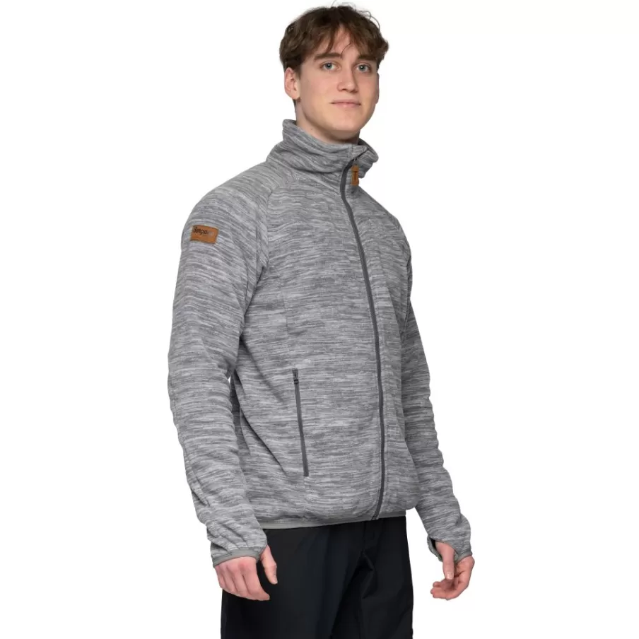 Hareid Fleece Jacket NoHood | Bergans Cheap