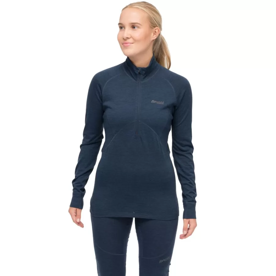 Inner:Pure Merino Half Zip Women | Bergans New