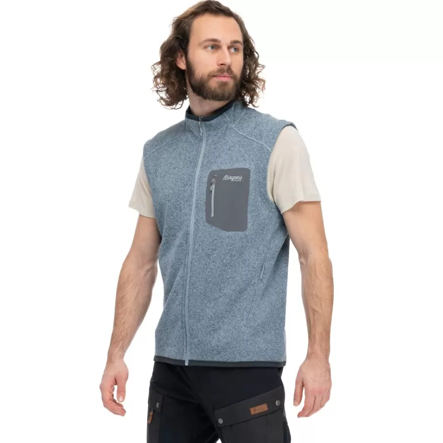 Kamphaug Knitted Vest Men | Bergans New