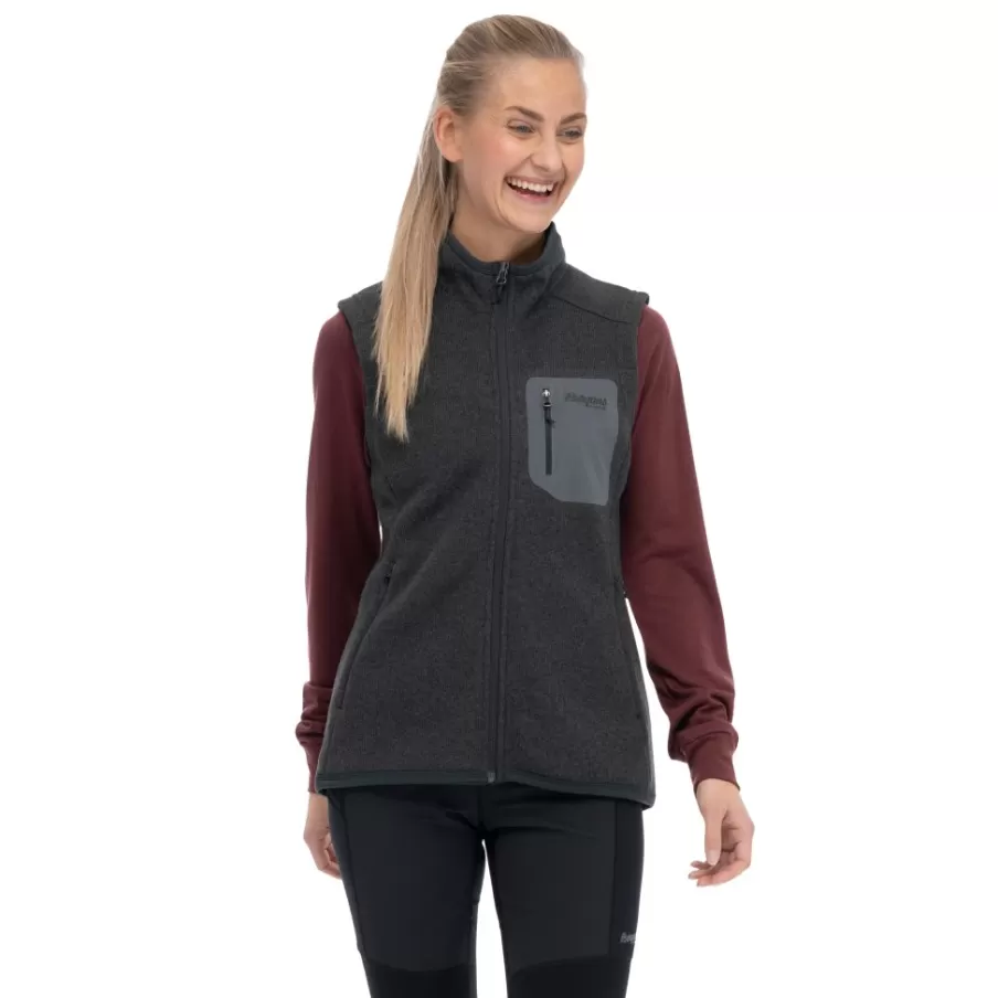 Kamphaug Knitted Vest Women | Bergans New