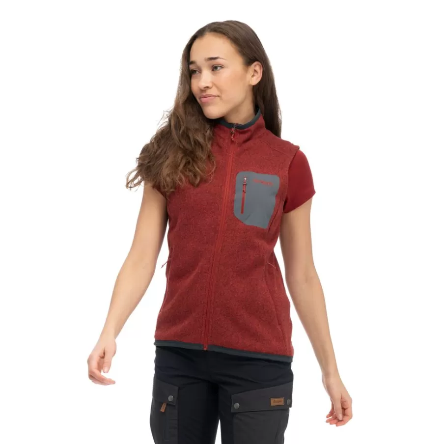 Kamphaug Knitted Vest Women | Bergans Hot