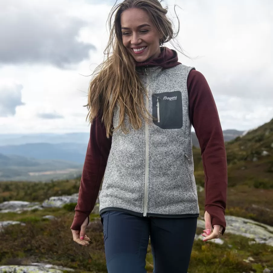 Kamphaug Knitted Vest Women | Bergans Best