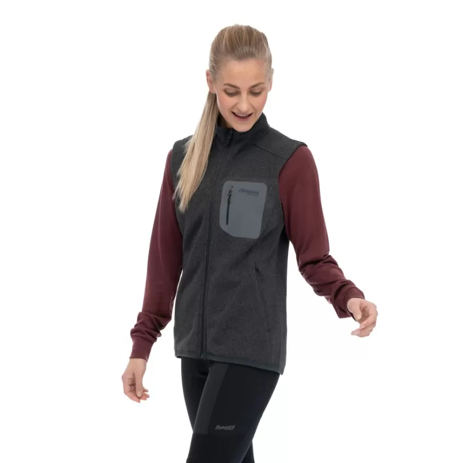 Kamphaug Knitted Vest Women | Bergans New