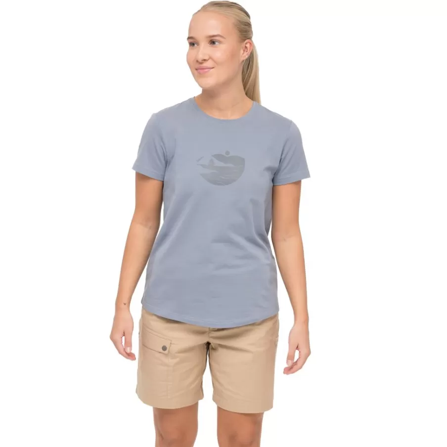 Nordmarka Organic Cotton Print Tee Women | Bergans Sale