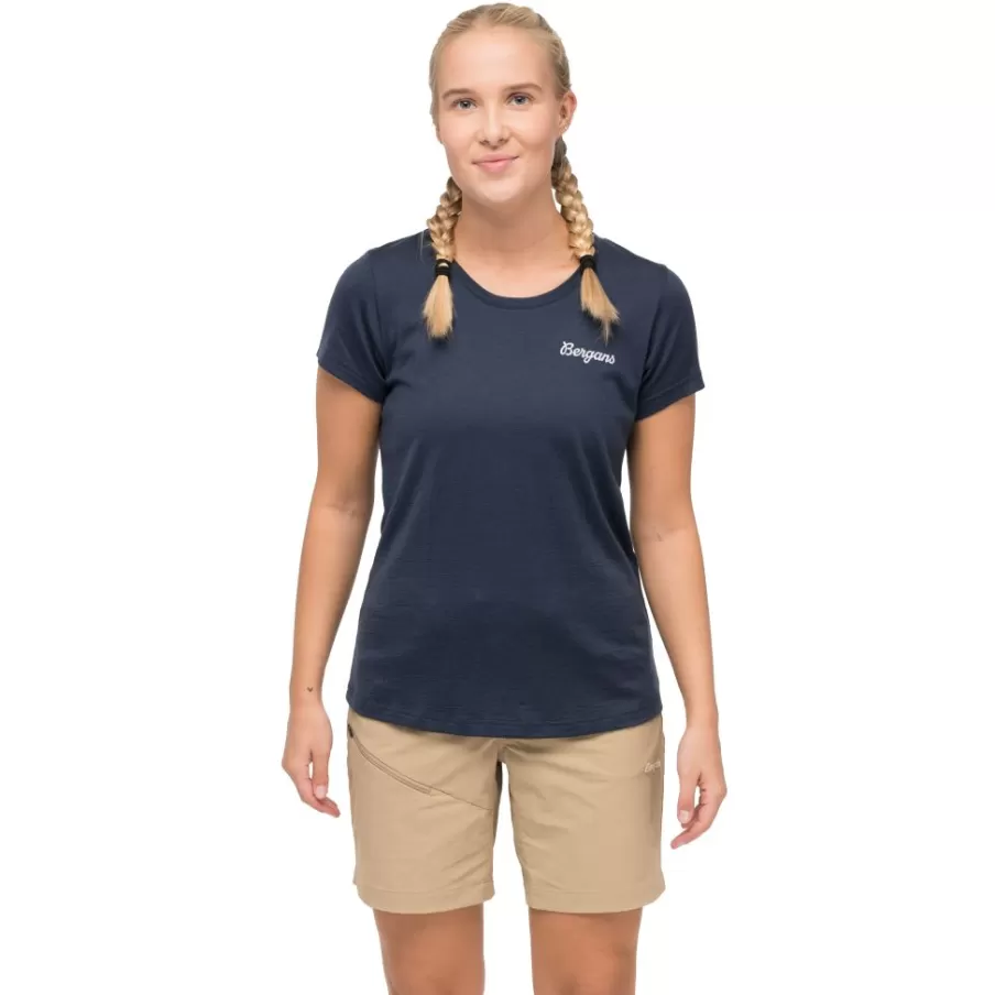 Rabot Emblem Wool Tee Women | Bergans Cheap