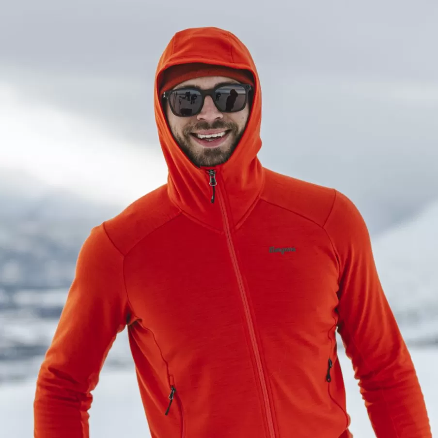 Rabot Merino Tech Midlayer Hoodie Men | Bergans New