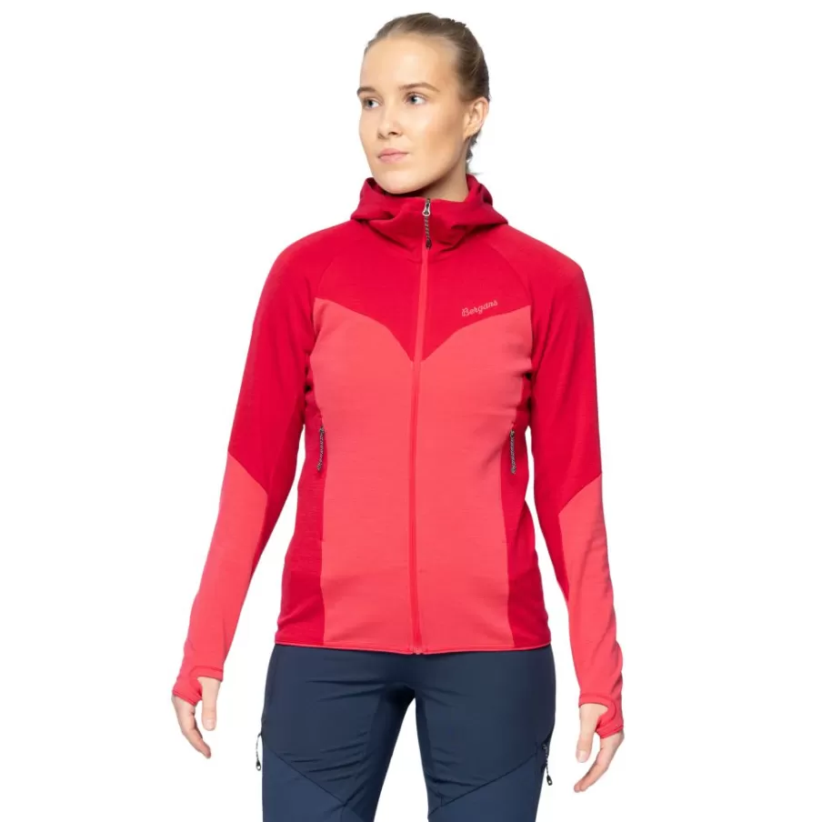 Tind Merino Hood Jacket Women | Bergans Fashion