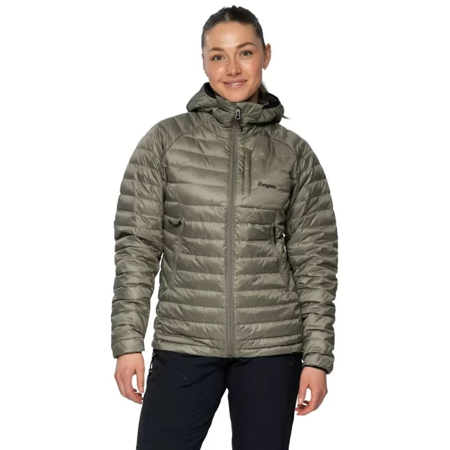 Vaagaa Light Down Jacket Hood Women | Bergans Cheap