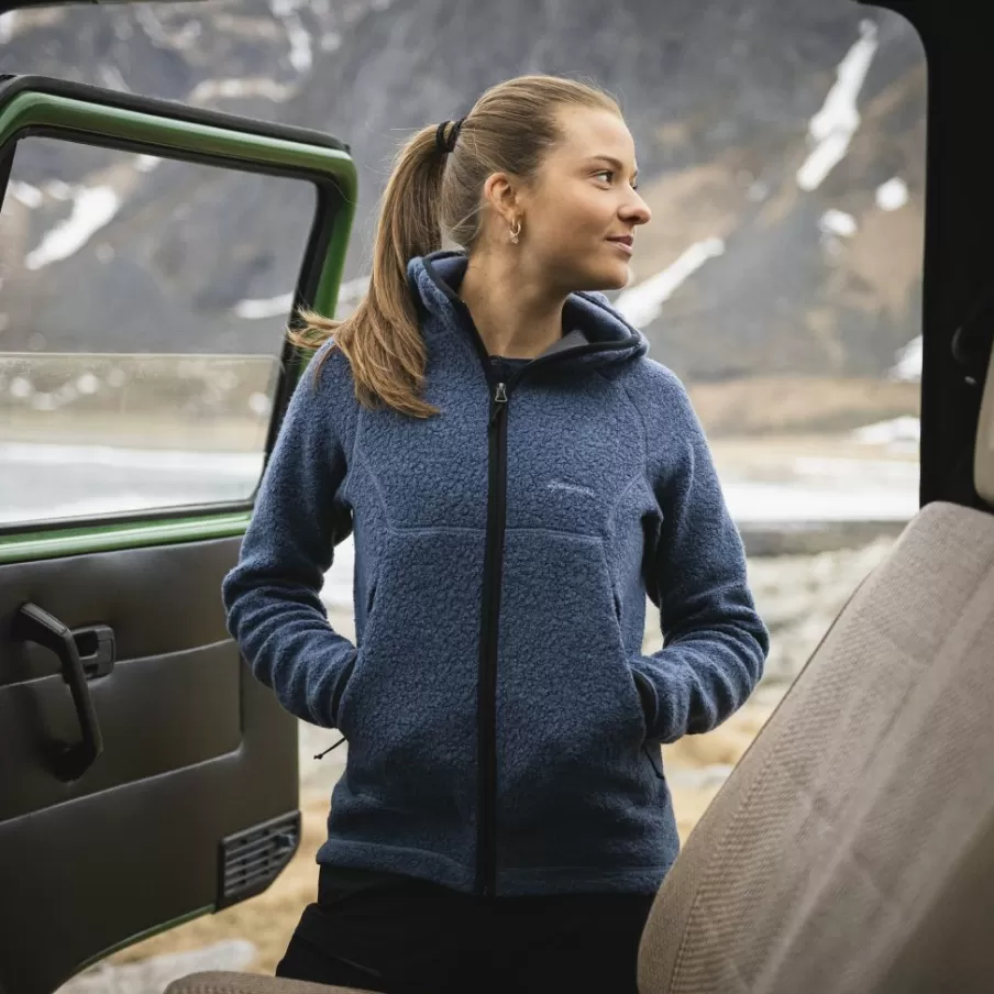 Vaagaa Merino Terry Midlayer Hoodie Women | Bergans Store